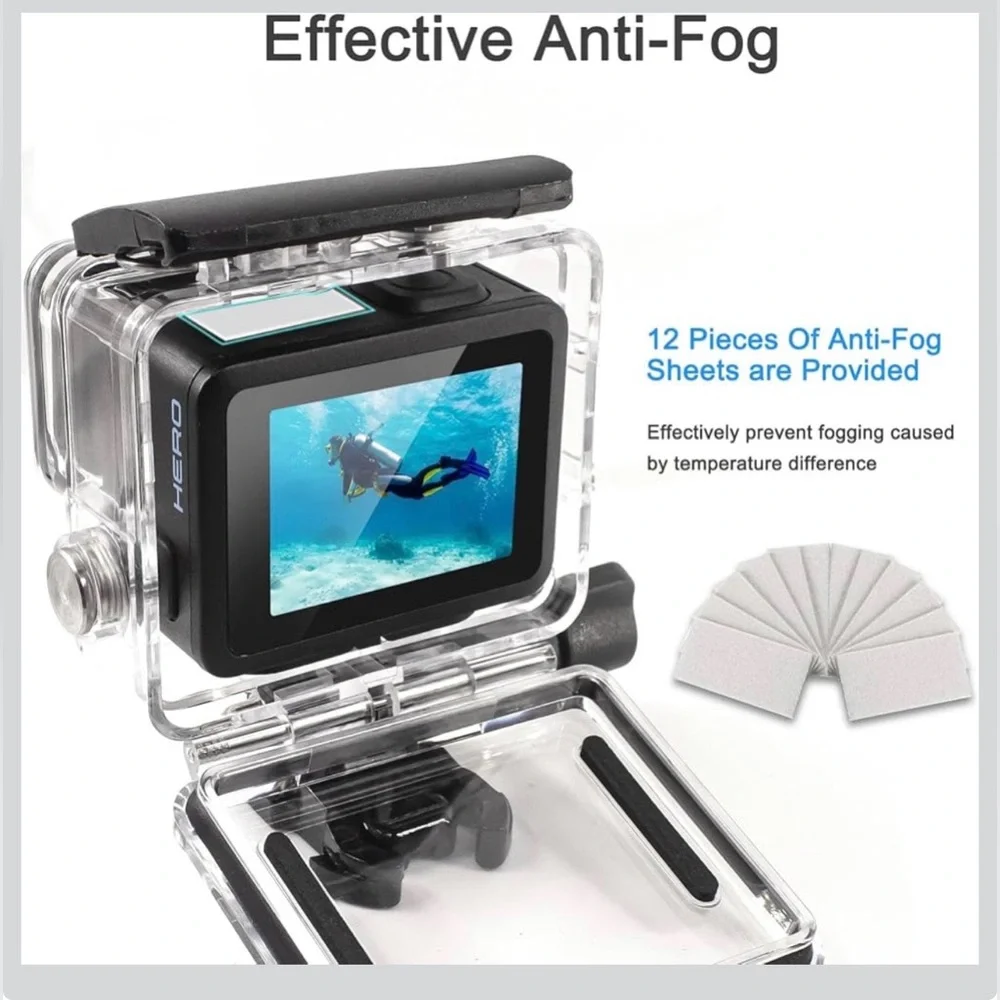 Black and Clear Underwater Diving Housing for GoPro Hero4K